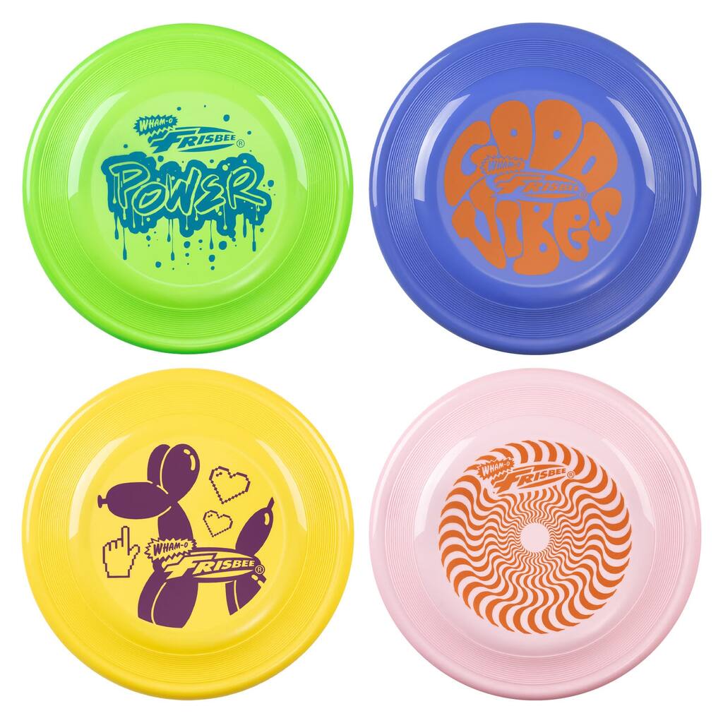 Wham-O Frisbee Fastback 4 Pack Flying Disc, 9.35 Inch