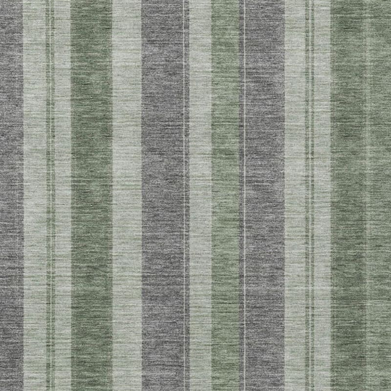 HomeRoots Striped Transitional Rectangle Outdoor Rug