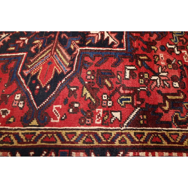 ECARPETGALLERY Hand-knotted Sarabi Red Wool Rug - 7'10 x 10'7