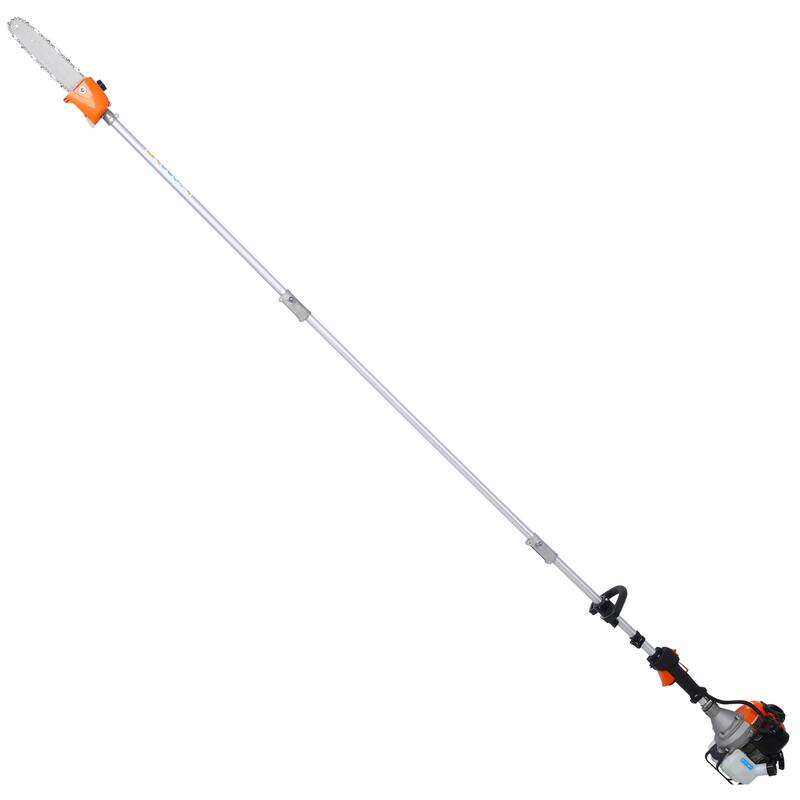 10 in 1 Multi-Functional Trimming Tool, 52CC 2-Cycle Garden Tool System with Gas Pole Saw, Hedge Trimmer, Grass Trimmer