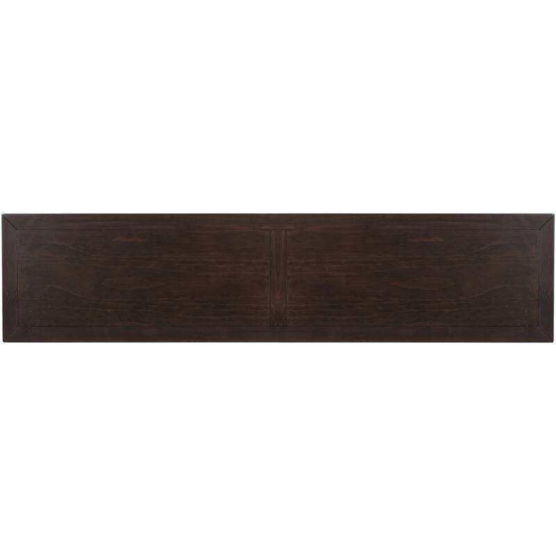 Modern Console Table/Sofa Table with Storage Drawers and Bottom Shelf for Entryway Hallway