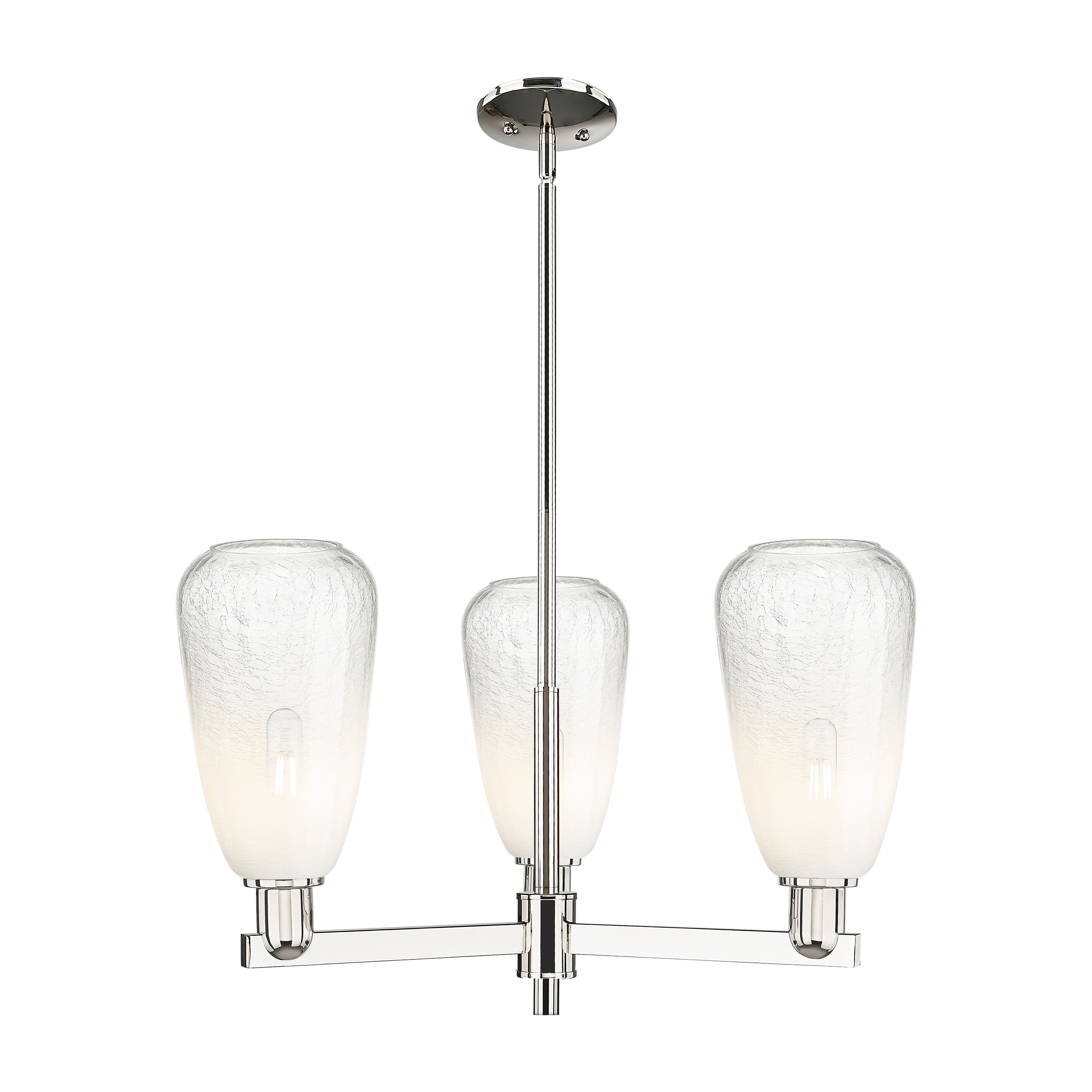 Innovations Lighting Downtown Urban - Brookhaven Almond - 3 Light 18" Stem Hung Chandelier