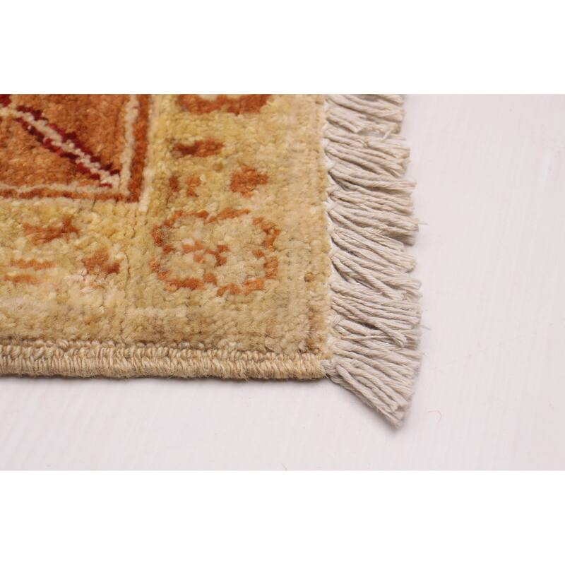 ECARPETGALLERY Hand-knotted Chobi Finest Ivory Wool Rug - 6'4 x 9'0