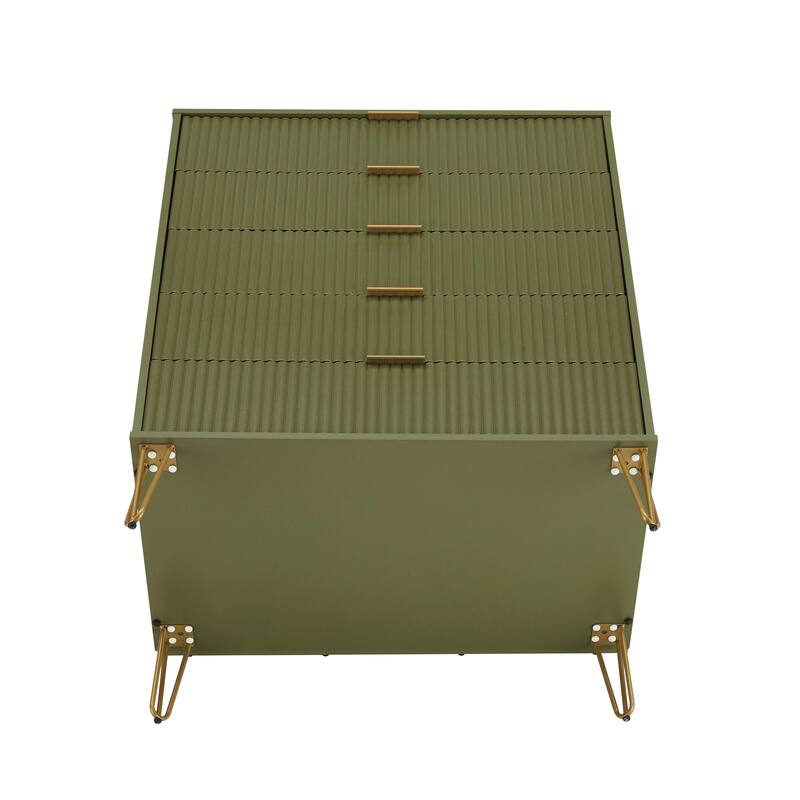 Manhattan Comfort 2-Piece Dumbo Modern Multi Drawer Dresser Set