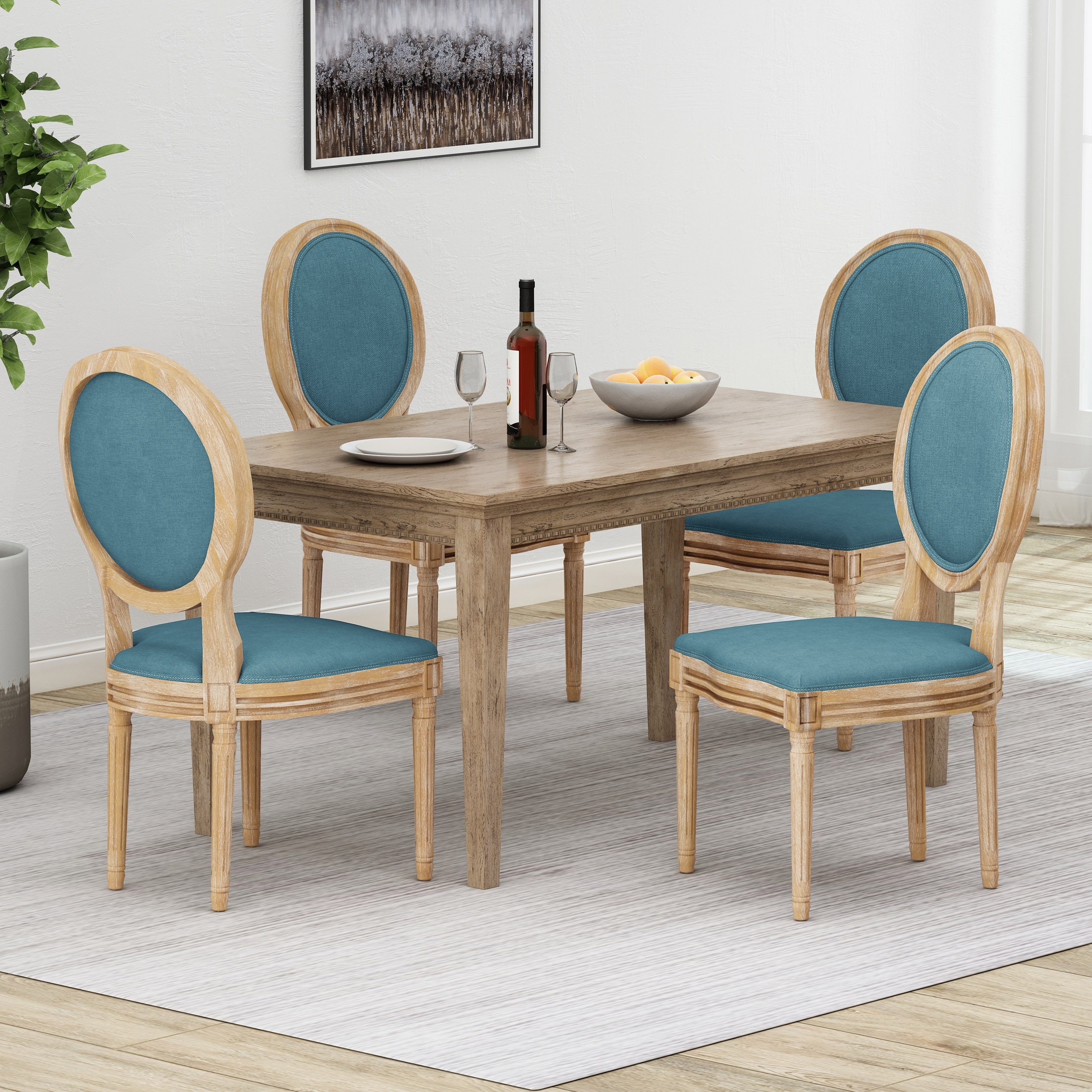 Shop Phinnaeus French Country Dining Chairs Set Of 4 By Christopher Knight Home On Sale Overstock 31294586