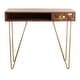 preview thumbnail 5 of 35, SAFAVIEH Raveena 1-Drawer 1-Shelf Hairpin Leg Desk