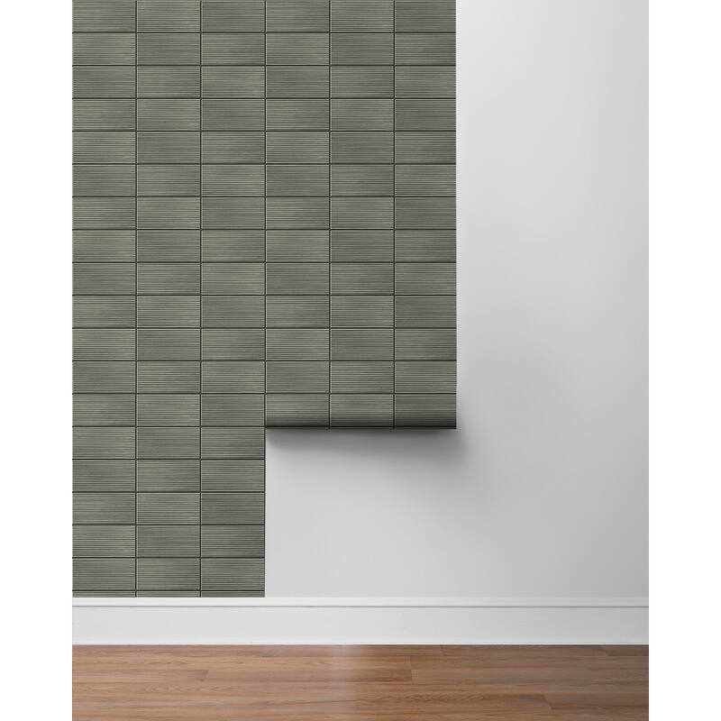 Luxe Haven Rib Tile Peel and Stick Wallpaper