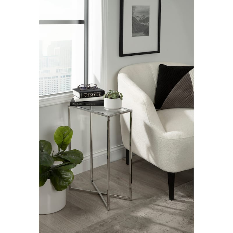 Kate and Laurel Jaspur Decorative Metal End Table