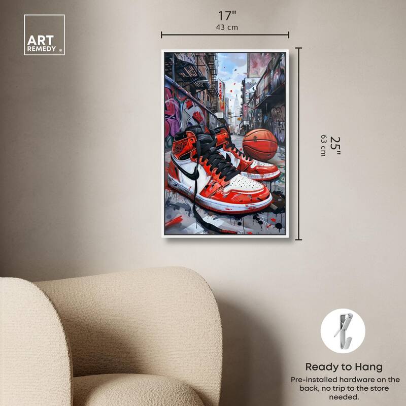 Streetwise Sneakers Canvas by Art Remedy