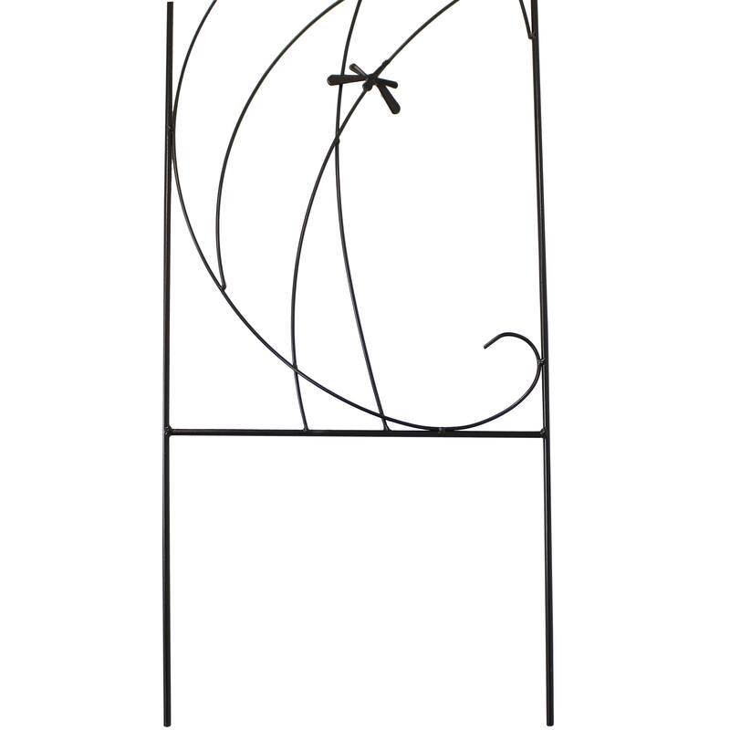 Sunnydaze 55.75" Dragonfly Delight Garden Trellis for Climbing Plants - 12.5" x 55.75"