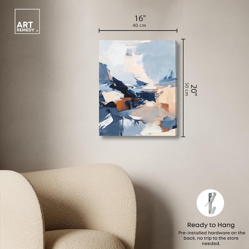 A Symphony in White III Canvas by Art Remedy, Gallery Wrapped