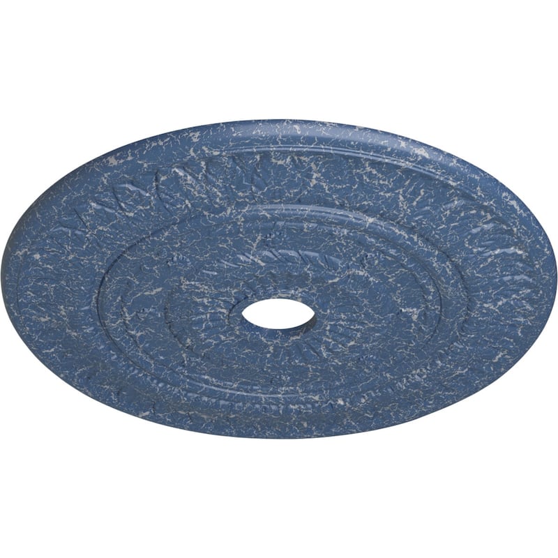 26 3/4"OD x 3 5/8"ID x 1 1/8"P Leaf Ceiling Medallion