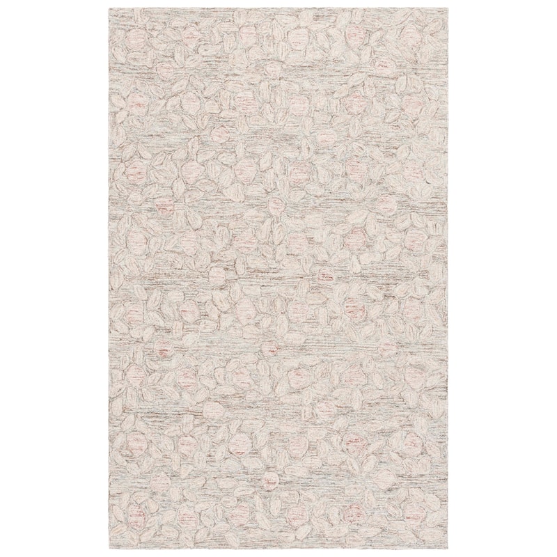 SAFAVIEH Handmade Ebony Shizue Wool Rug
