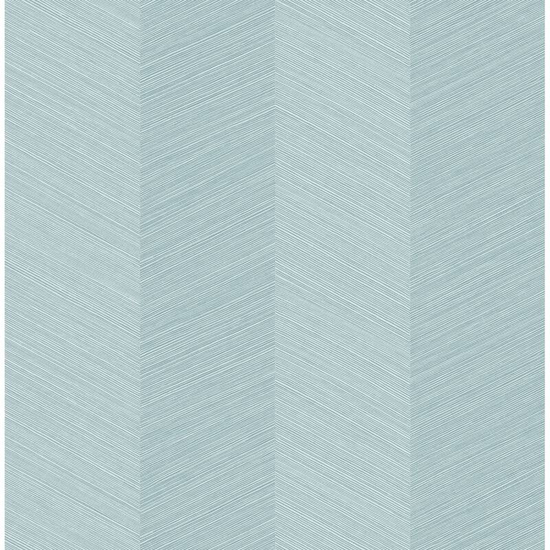 Stacy Garcia Home Chevy Hemp Peel and Stick Wallpaper - 20.5 in. W x 18 ft. L - Blue Bell