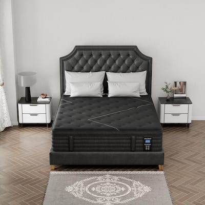 14 Inch Extra Firm Cooling Hybrid Mattress in a Box with Motion Isolation