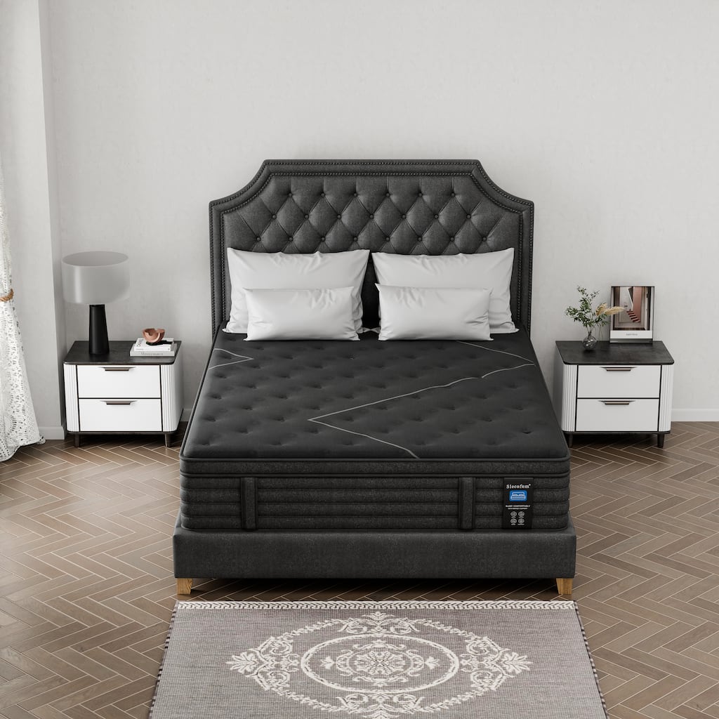 14 Inch Extra Firm Cooling Hybrid Mattress in a Box with Motion Isolation