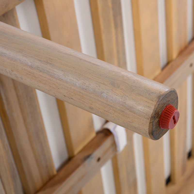 Christopher Knight Home - Xaizai Outdoor 50.35" Acacia Wood 2-Seater Loveseat with Cushions & Square Rope Arms