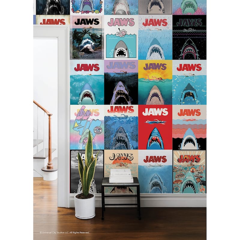 JAWS 50th Anniversary Posters Peel and Stick Mural