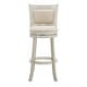 preview thumbnail 13 of 49, Verona Panel Back Linen Swivel 29-inch High Back Bar Stool by iNSPIRE Q Classic