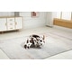preview thumbnail 14 of 23, Animal Cow Storage Upholstered Kids Ottoman Brown