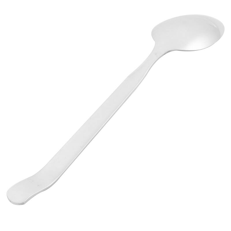 Restaurant Stainless Steel Cooking Scoop Serving Spoon Sliver Tone - Silver - 11" x 2.4"(L*W)