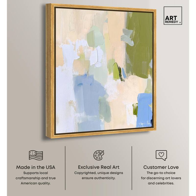 Clover Frost Canvas by Art Remedy