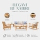 preview thumbnail 52 of 62, Cambridge Casual Lowell 5-Piece Indonesian Teak Outdoor Conversation Set