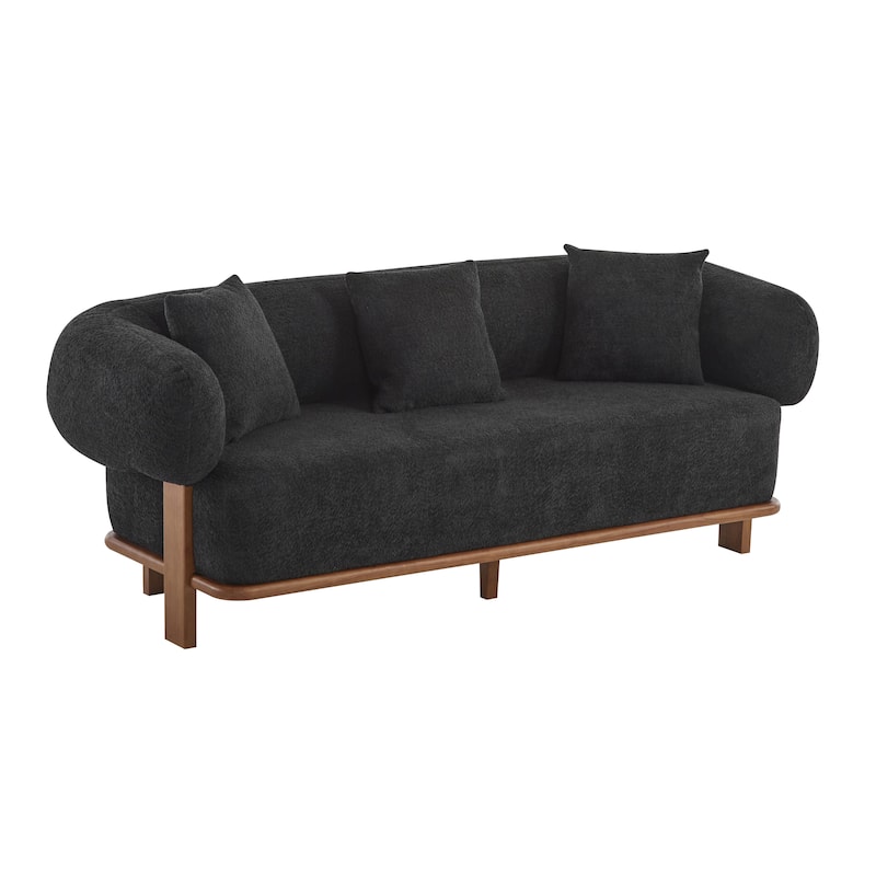 Christopher Knight Home - Oliver Wells Signature Round Arm Sofa