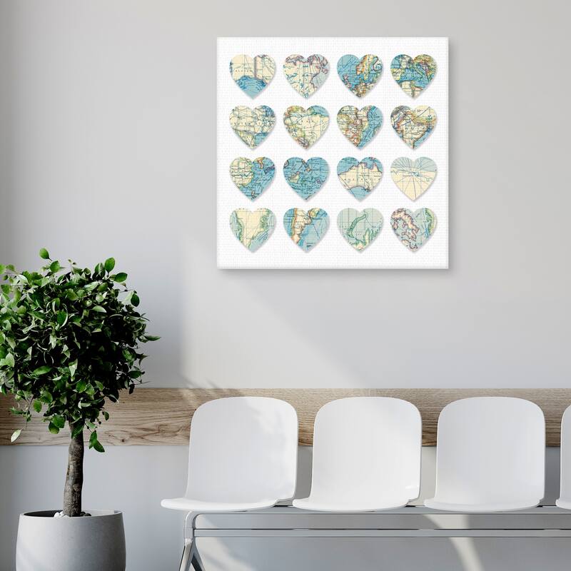 Love the World II by Sasha Blake Canvas Art Print by Sasha Blake Canvas Art Print