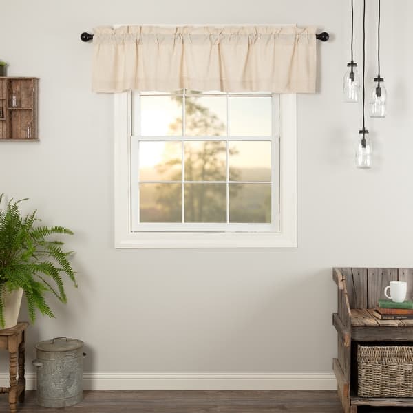 slide 1 of 17, Simple Life Flax Valance