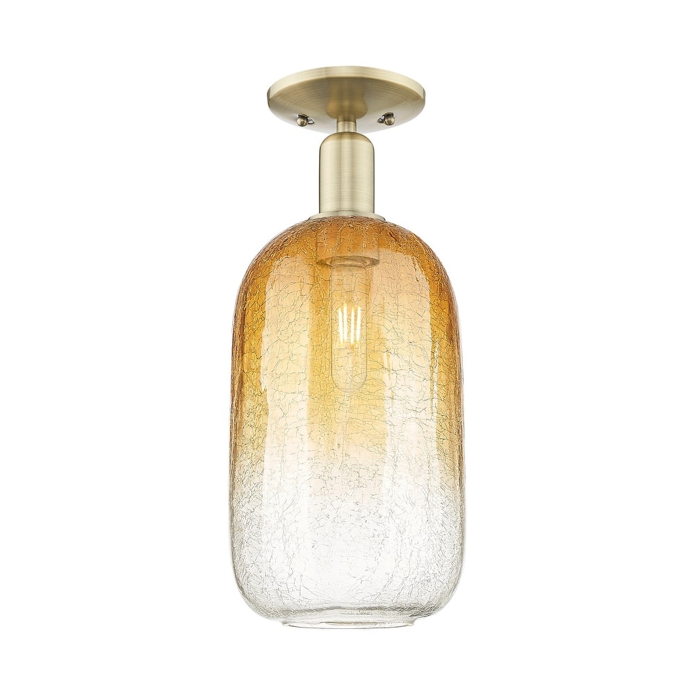 Innovations Lighting 716-1C-17-7 Brookhaven Cloche Semi-Flush