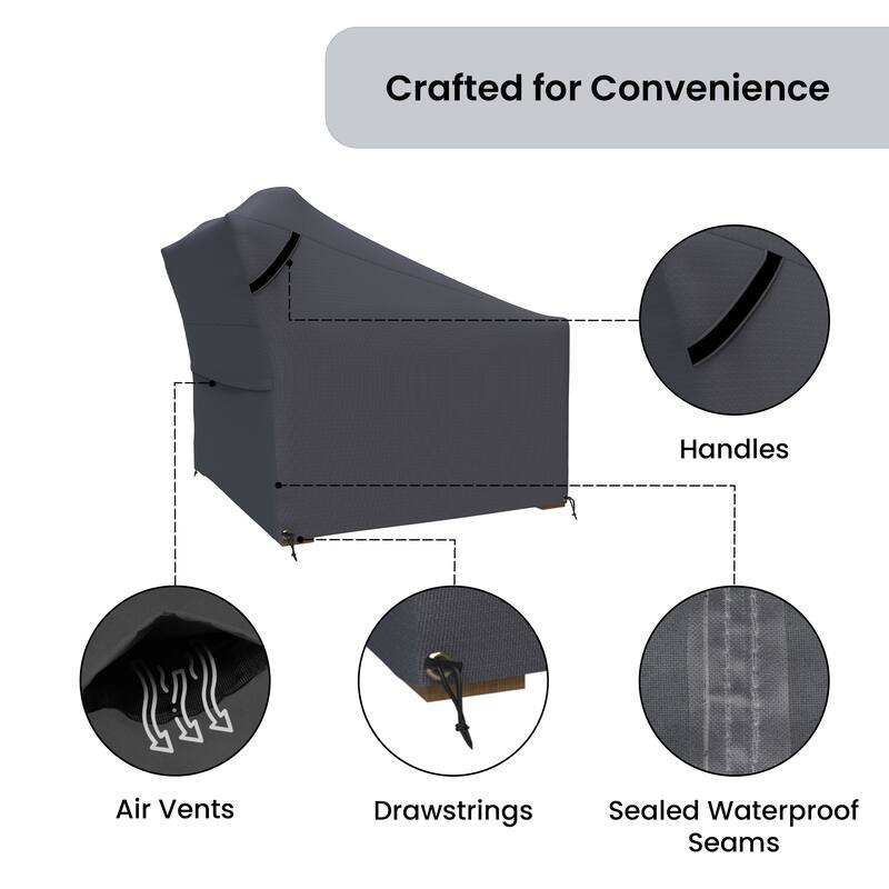 Forever Patio Outdoor Lounge Kauai Chair Cover - 26.8 x 29.74 x 36.62