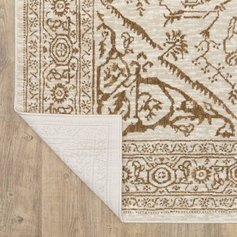 Style Haven Ingram Two-Tone Traditional Medallion Area Rug