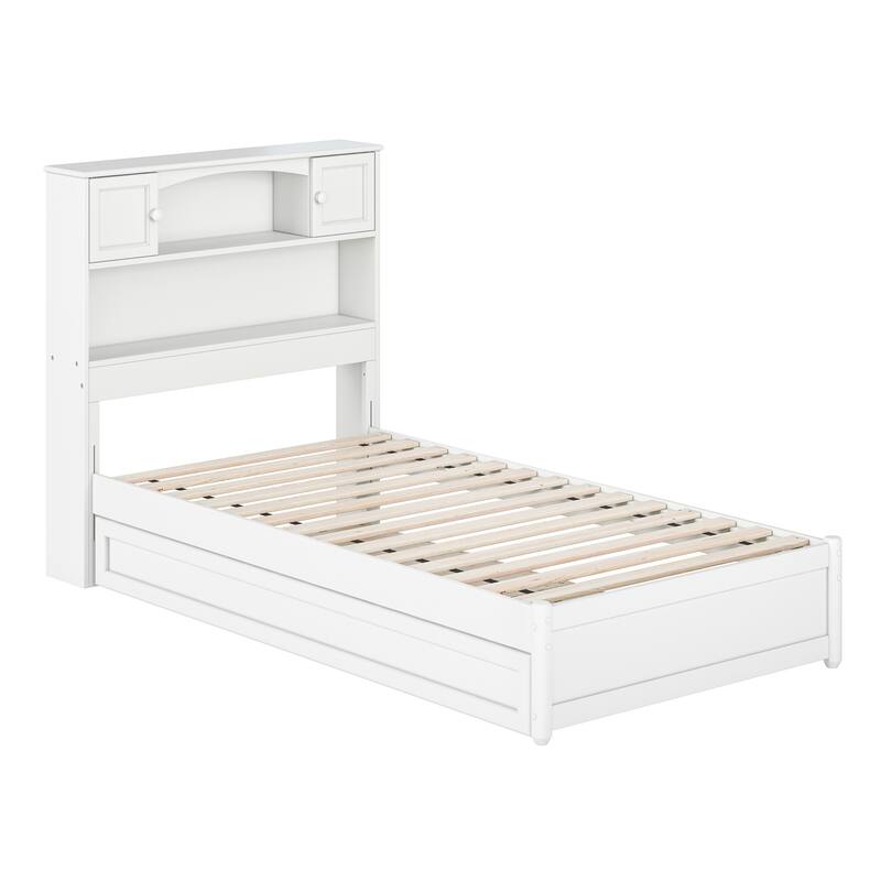 Hadley Platform Bed with Panel Footboard and Twin Trundle