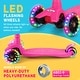 preview thumbnail 16 of 19, Scooters for Kids, Kick Scooter 4 Adjustable Height, AEBC-9 Bearing, 3 Light Up Wheels