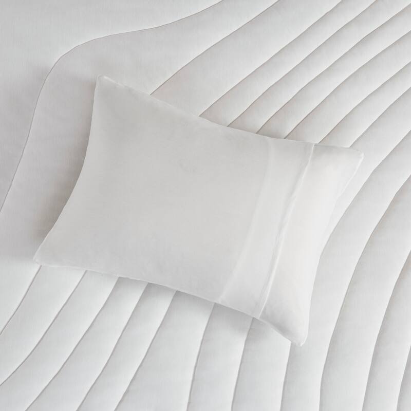 GDF Studio - Elowen Poly Jersey Puffy Comforter Set with Quilted Design