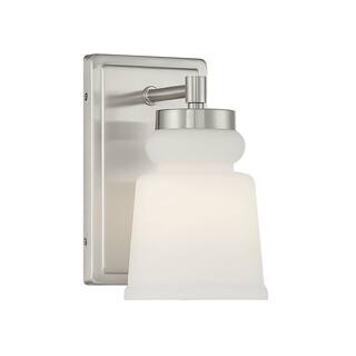 Meridian 1-Light Wall Sconce in Brushed Nickel