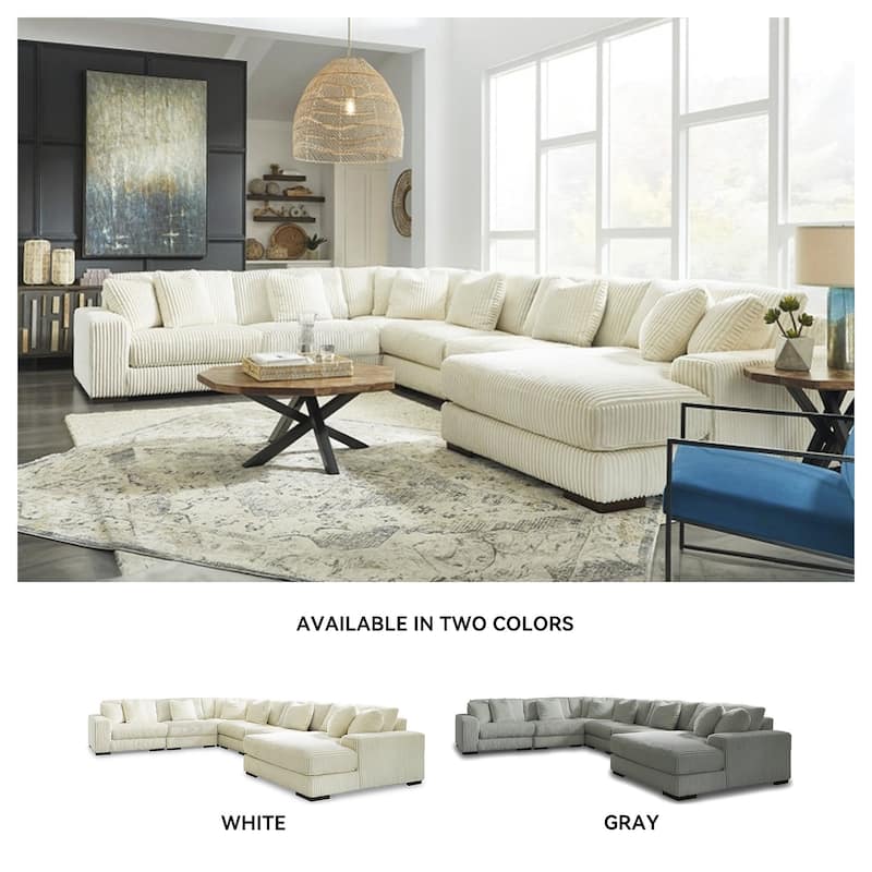 Signature Design by Ashley Lindyn 6-Piece Sectional with Chaise