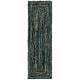 preview thumbnail 69 of 147, SAFAVIEH Georgine Handmade Braided Bohemian Cotton Rug 2'3" x 8' Runner - Dark Green/Blue