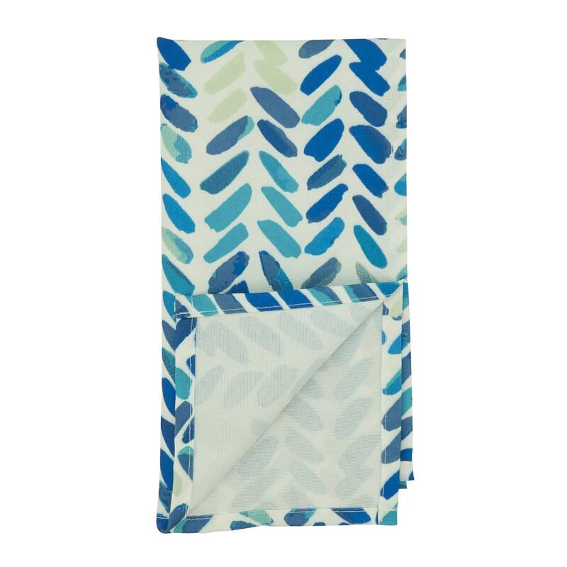 Watercolor Chevron Table Napkins (Set of 12)