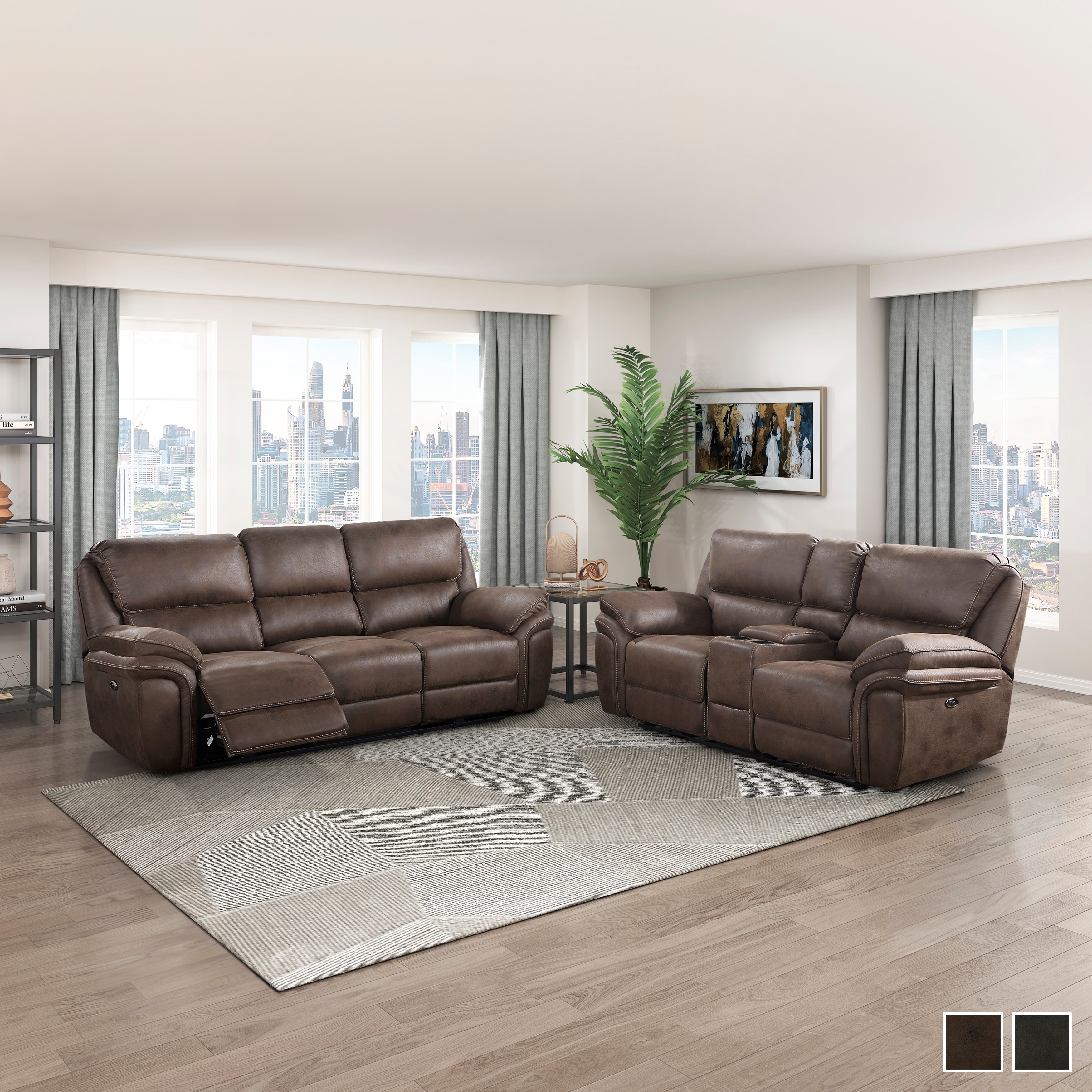 Fremont & Park Regina 2-Piece Power Reclining Living Room Sofa Set
