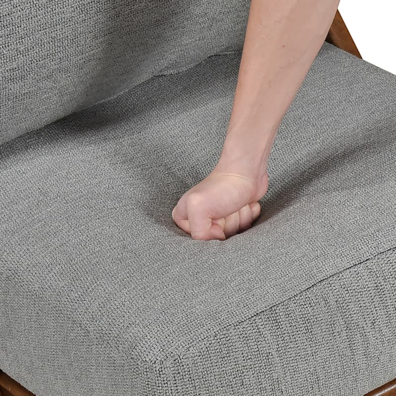 Roussel Chenille Armless Accent Chair