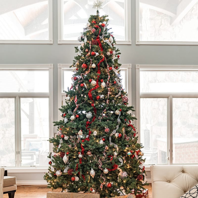 10' Full Northern Pine Artificial Christmas Tree - Unlit - over-10-feet
