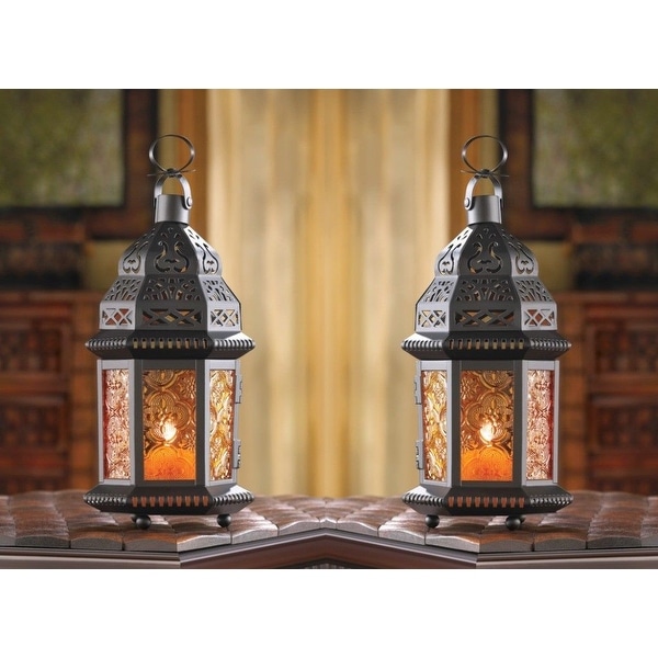 glass candle lantern