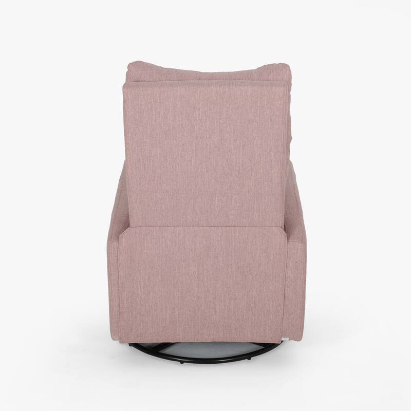 Contemporary Push‑Back Swivel Glider Recliner Chair