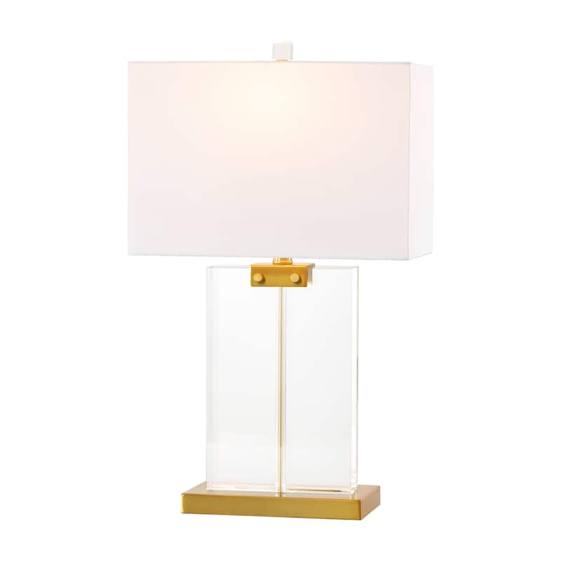 SAFAVIEH Couture Lighting Meeta 25.5-inch Crystal Table Lamp - 15 In W x 8 In D x 25.5 In H - 15Wx8Dx26H