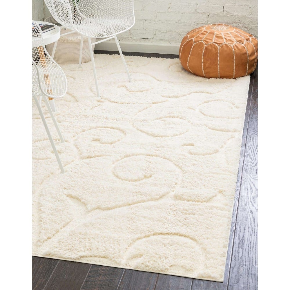 Shag Milson Collection Area Rug