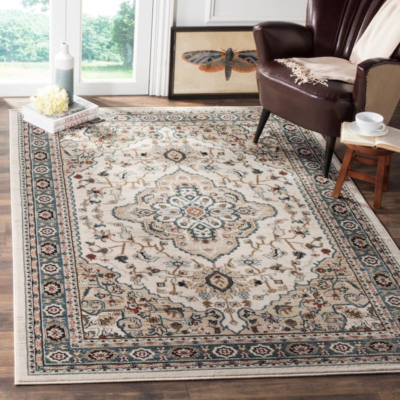 SAFAVIEH Lyndhurst Ledja Traditional Oriental Rug - 8' x 10' - Cream/Beige - Rectangle