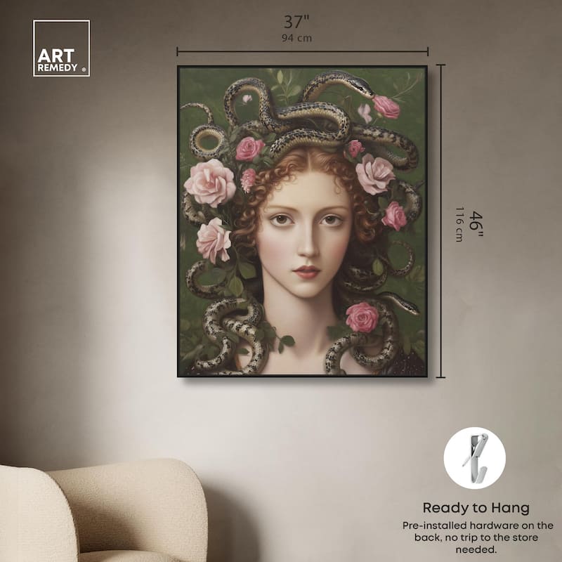 Medusa Canvas by Art Remedy