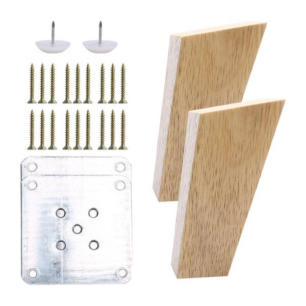 Shop 5 Inch Wood Furniture Legs Tapered Sofa Legs Replacement Feet For Cabinet Dresser Furniture Legs Restoration Set Of 2 On Sale Overstock 28765292